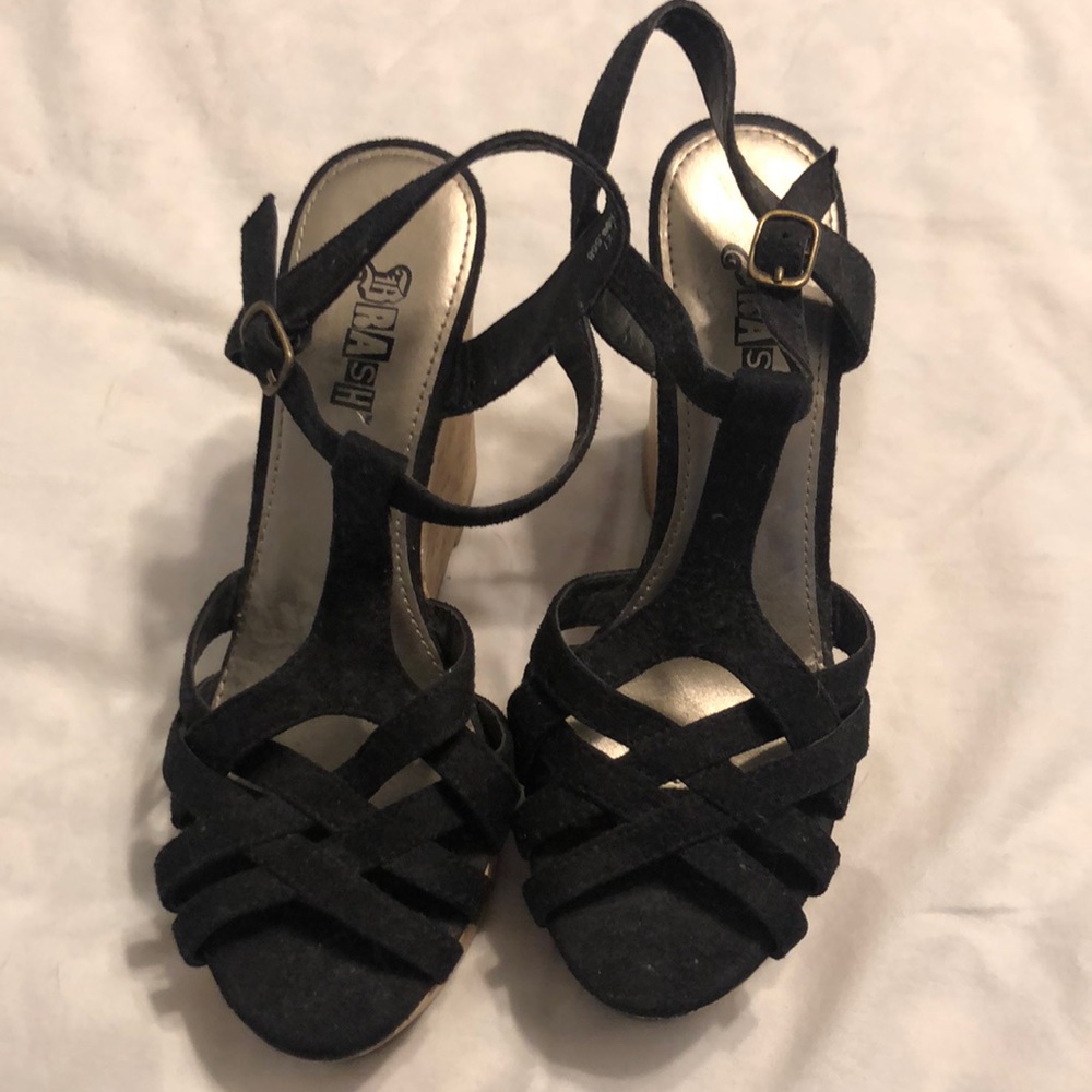 Black wedges 7.5